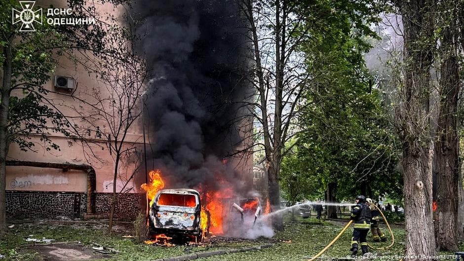 Russia unleashes fatal barrage of drones at Ukraine