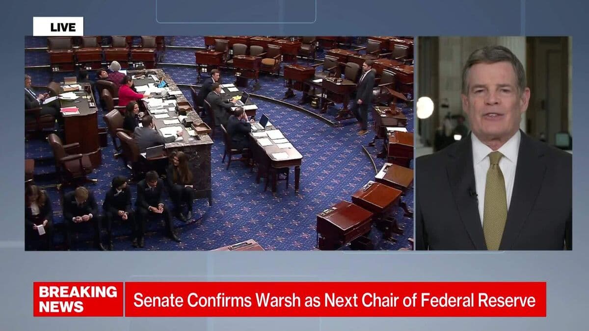 Warsh Confirmed by Senate to Lead Federal Reserve