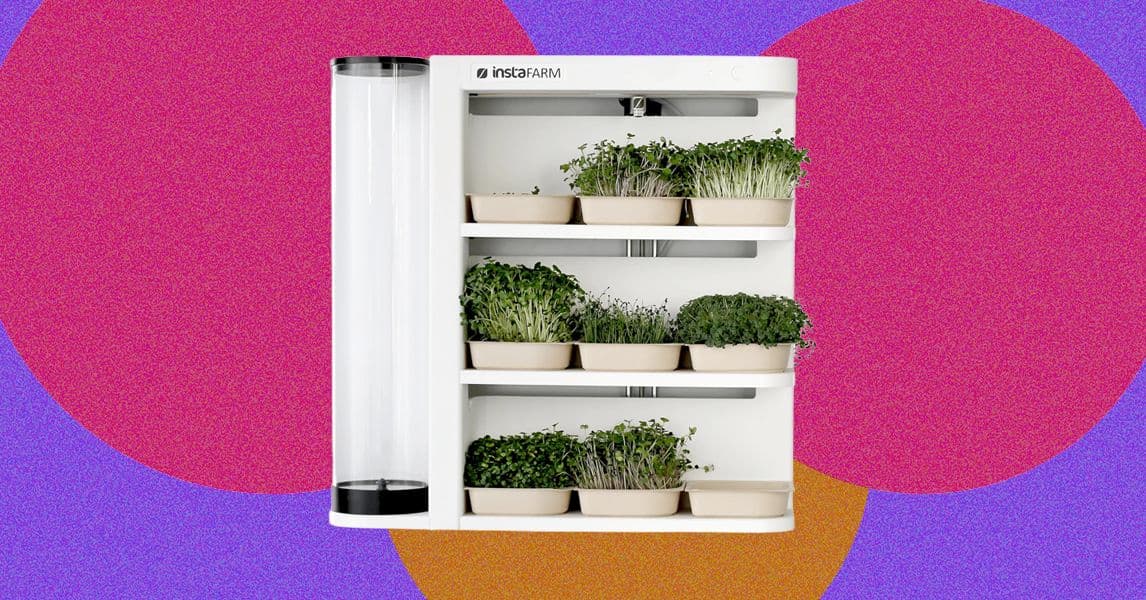 InstaFarm Automated Indoor Microgreens Garden Review: Easy Being Green