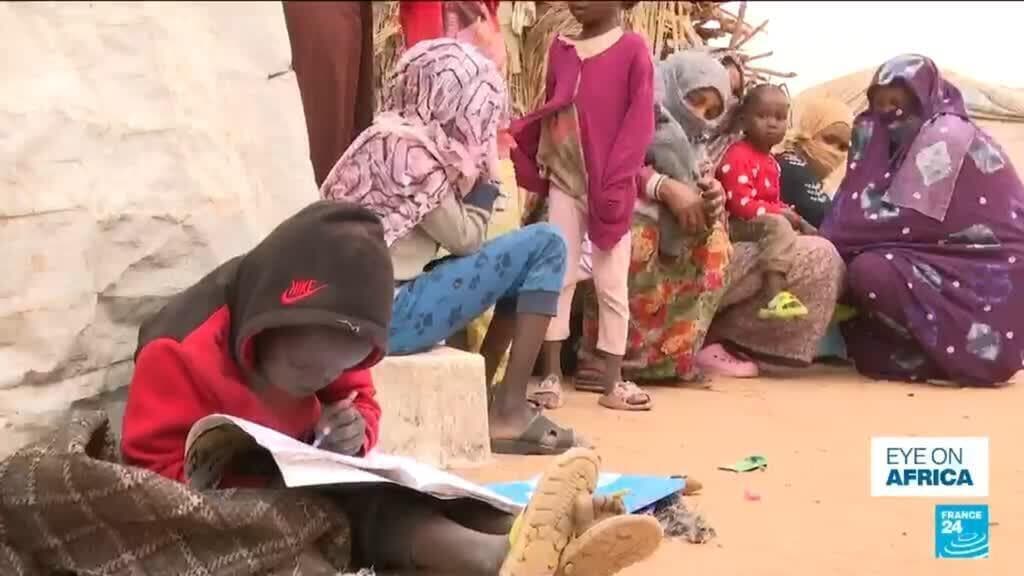 How Sudanese children are going back to school in a refugee camp after years of war
