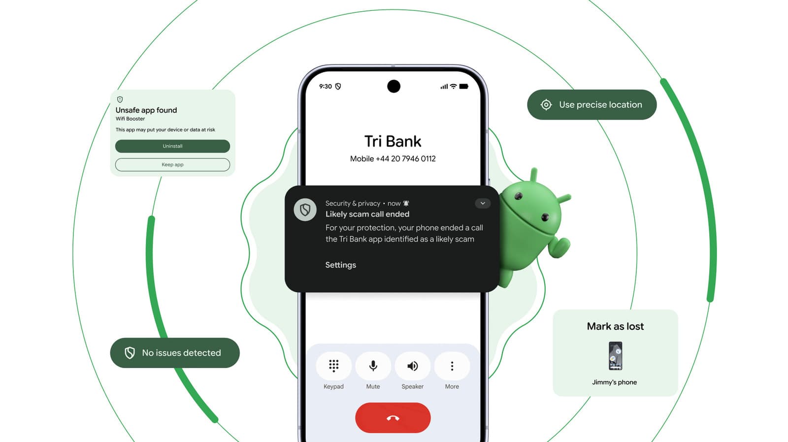 Google announces upcoming security tools for Android, including enhanced protection against banking scam calls