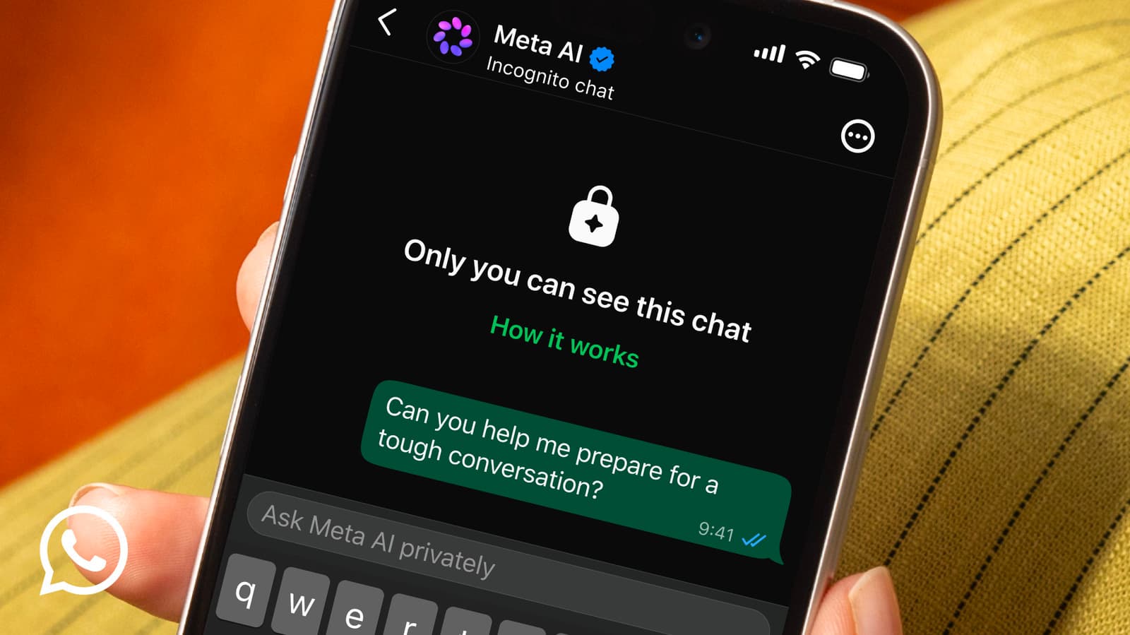 WhatsApp users can soon have private conversations with Meta AI